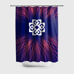 Шторка для душа Breaking Benjamin red energy, цвет: 3D-принт