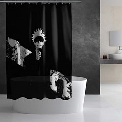 Шторка для душа Сатору годжо битва, цвет: 3D-принт — фото 2