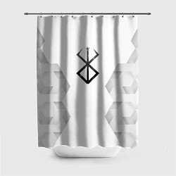 Шторка для душа Berserk white poly, цвет: 3D-принт
