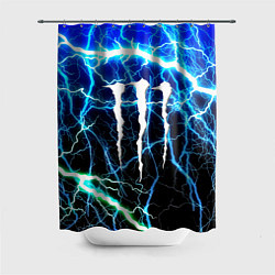 Шторка для ванной Monster energy electro