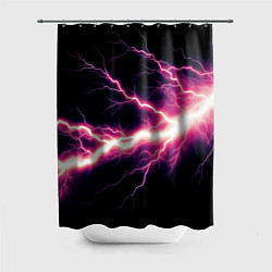 Шторка для ванной Lightning pink