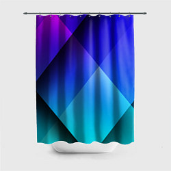 Шторка для ванной Color blue