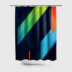 Шторка для душа Multicolored, цвет: 3D-принт
