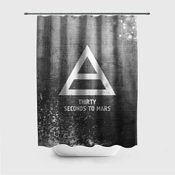 Шторка для ванной Thirty Seconds to Mars - grey gradient