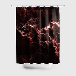 Шторка для ванной Lightning red