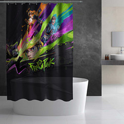 Шторка для душа Fragpunk, цвет: 3D-принт — фото 2