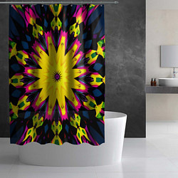 Шторка для душа Звездный калейдоскоп, цвет: 3D-принт — фото 2