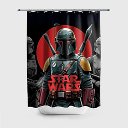 Шторка для ванной Boba Fett звездные войны