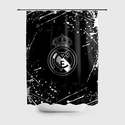 Шторка для ванной Real Madrid белые краски
