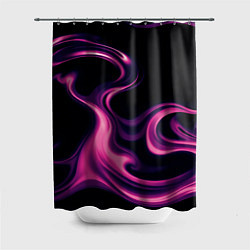 Шторка для ванной Color pink smoke
