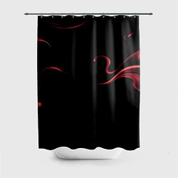 Шторка для ванной Color red abstraction