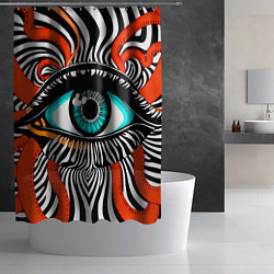 Шторка для душа Глаз, цвет: 3D-принт — фото 2