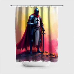 Шторка для душа Госпитальер, цвет: 3D-принт