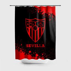 Шторка для ванной Sevilla - red gradient