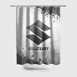 Шторка для ванной Suzuki - white gradient