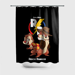 Шторка для ванной Чип и Дейл - rescue rangers