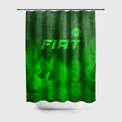 Шторка для душа Fiat - green gradient посередине, цвет: 3D-принт