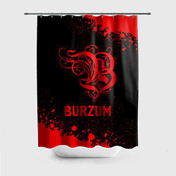 Шторка для ванной Burzum - red gradient