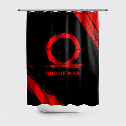 Шторка для душа God of War - red gradient, цвет: 3D-принт