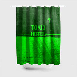 Шторка для ванной Tokio Hotel - green gradient посередине