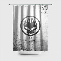Шторка для душа The Offspring - white gradient, цвет: 3D-принт