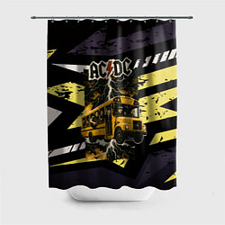 Шторка для ванной ACDC в автобусе