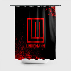 Шторка для ванной Lindemann - red gradient
