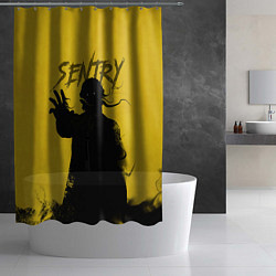 Шторка для душа Часовой - Громовержцы, цвет: 3D-принт — фото 2