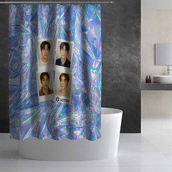 Шторка для душа Astro четыре фото, цвет: 3D-принт — фото 2