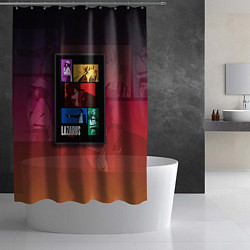 Шторка для душа Lazarus Art, цвет: 3D-принт — фото 2