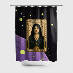 Шторка для ванной Билли Айлиш в стиле Таро