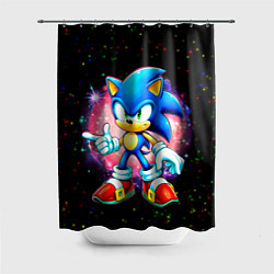 Шторка для ванной Sonic in space