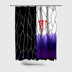 Шторка для душа Monster energy steel, цвет: 3D-принт