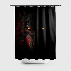 Шторка для ванной Тень волка