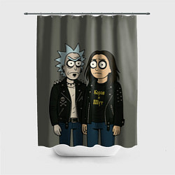 Шторка для ванной КиШ - Рик и Морти