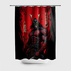 Шторка для ванной Oni воин самурай