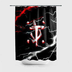 Шторка для ванной Doom шторм текстура