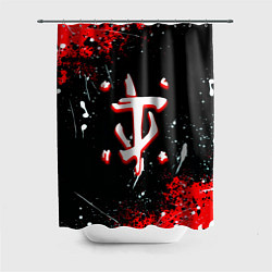 Шторка для ванной Doom краски абстракция