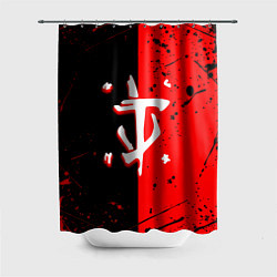 Шторка для ванной Doom текстура краски