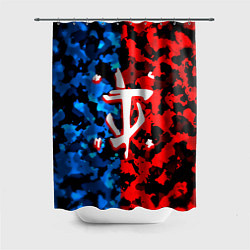 Шторка для ванной Doom камуфляж текстура