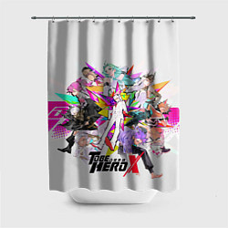 Шторка для ванной Characters To Be Hero X