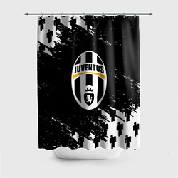 Шторка для душа Ювентус пипл краски, цвет: 3D-принт