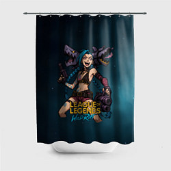 Шторка для ванной League of Legends Jinx