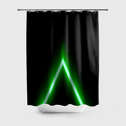 Шторка для ванной Color neon green