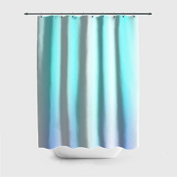 Шторка для ванной Neon white blue lines