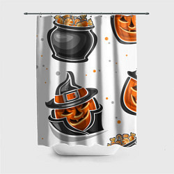 Шторка для ванной Candy halloween