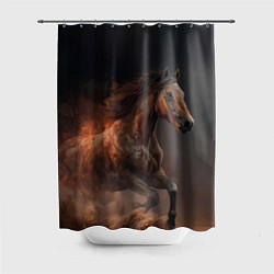 Шторка для ванной Бегущая лошадь
