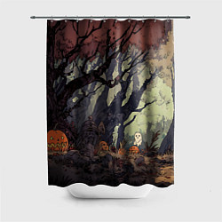 Шторка для ванной Призрачный лес