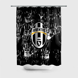 Шторка для ванной Ювентус текстура руки краски