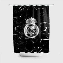 Шторка для душа Ювентус краски штрихи, цвет: 3D-принт